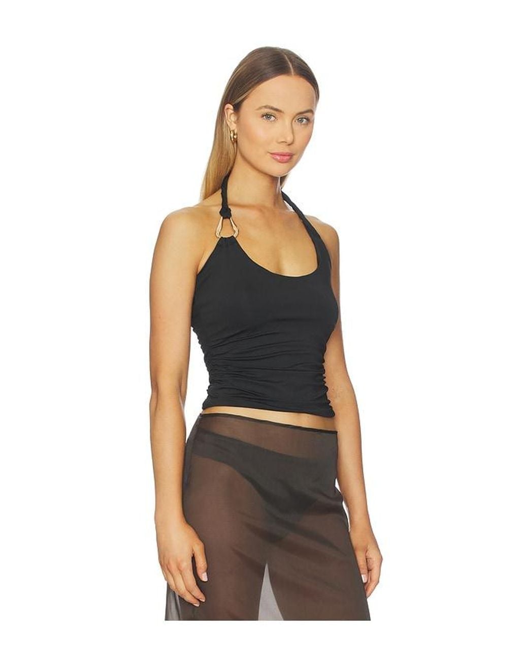SNDY'S Black Ash Tank Top