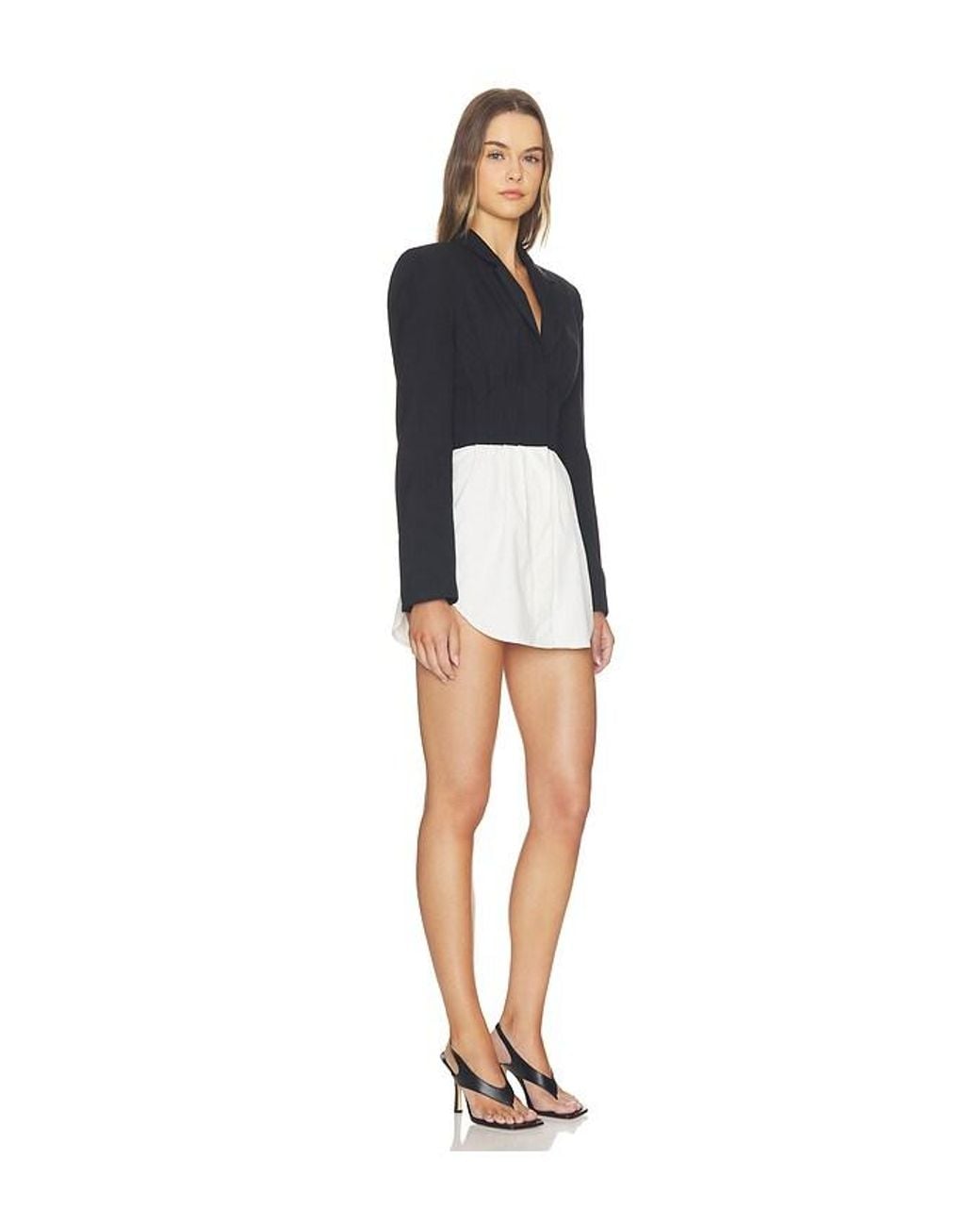 HAELO Black Hybrid Blazer Dress