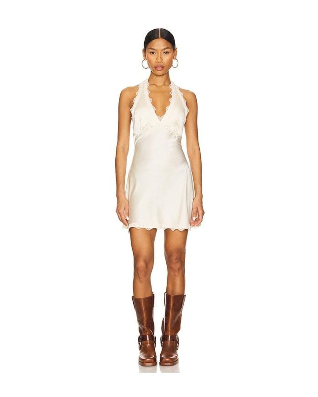 Lioness White Stars Align Mini Dress