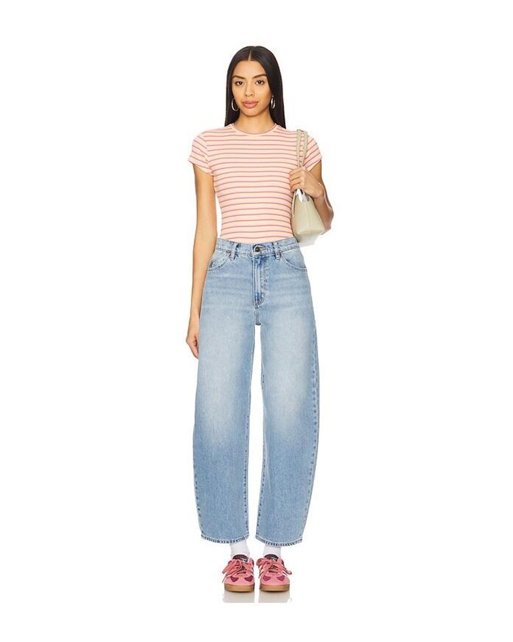 Rolla's Blue Gigi Barrel Jeans