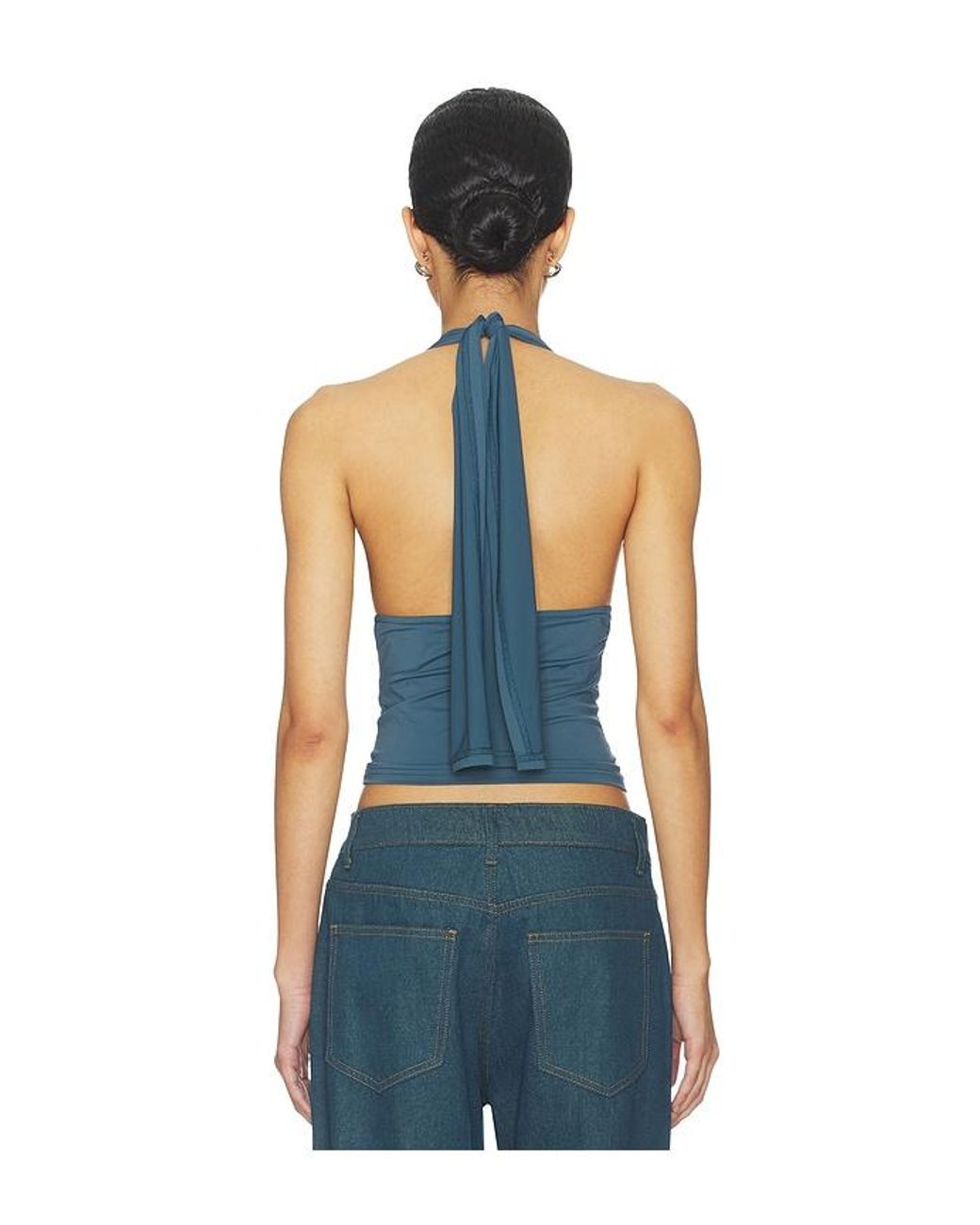 Lioness Blue Safari Halter Top