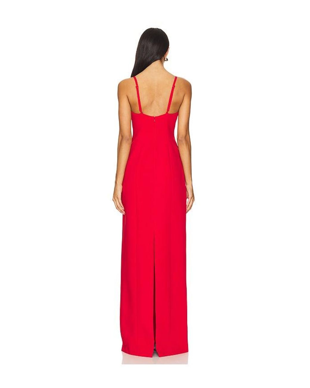 Vestido Largo Adele En Color Rojo Talla (También En 10, 8) Cinq À Sept de color Red