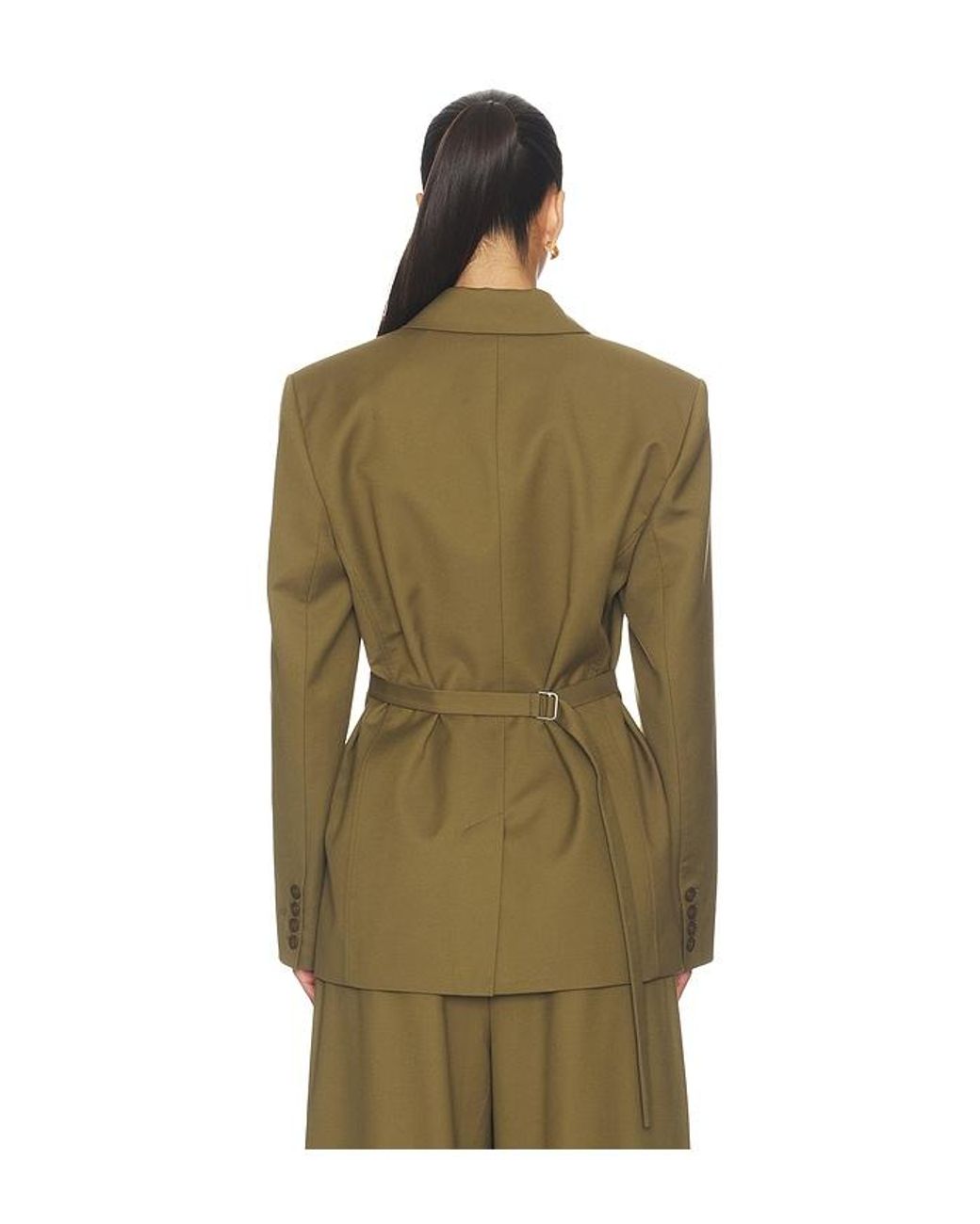 Gestuz Green Olivia Oversized Blazer