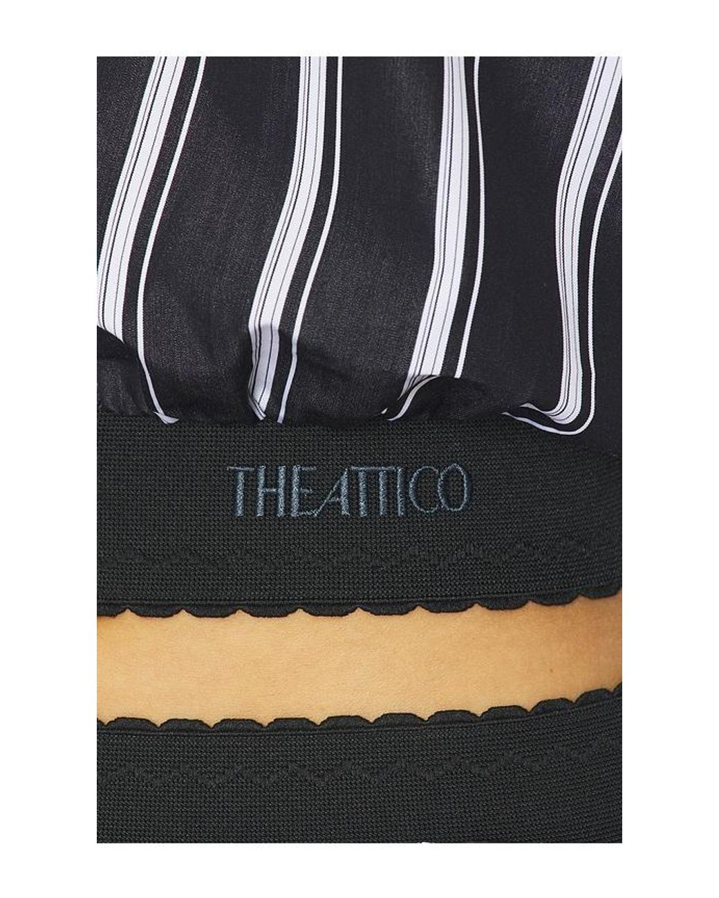 The Attico Blue Striped Poplin Shirt