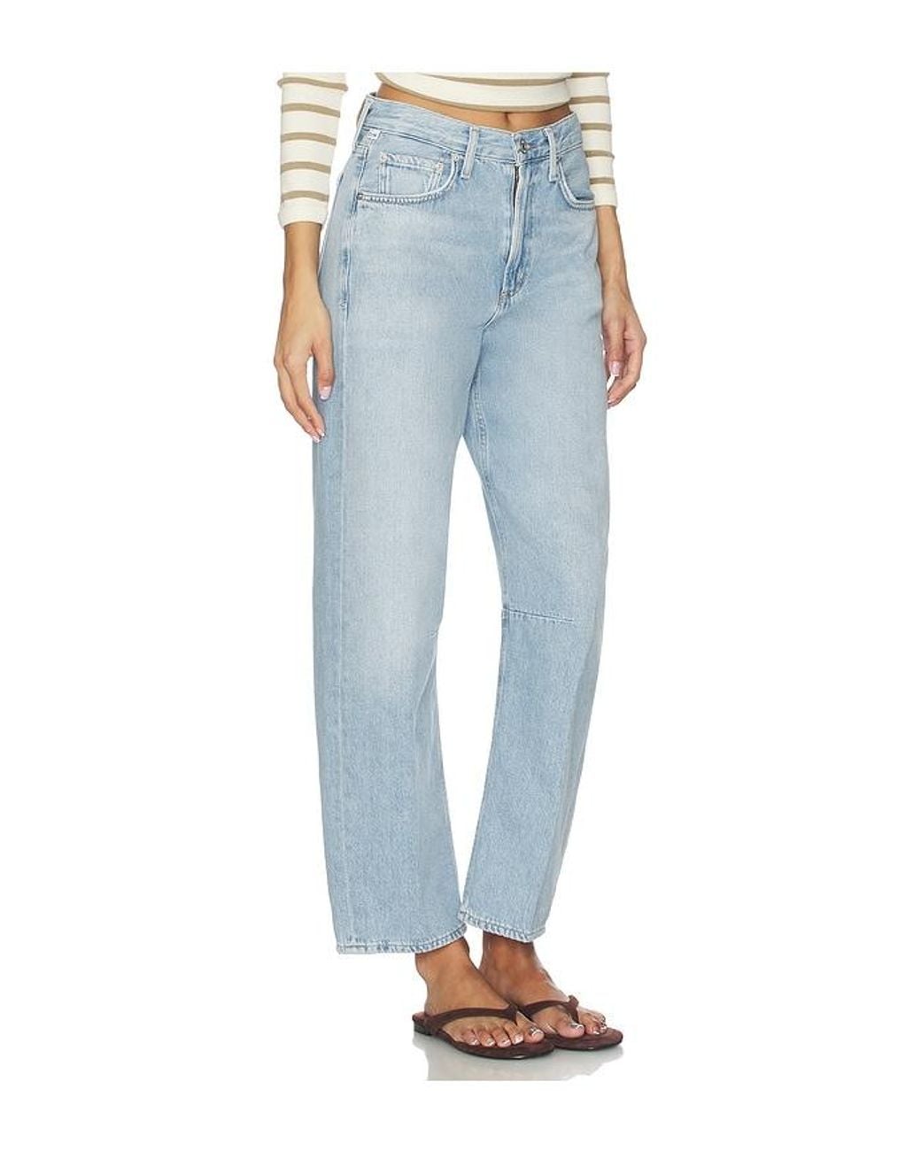 Citizens of Humanity Blue Petite Miro Relaxed Jeans