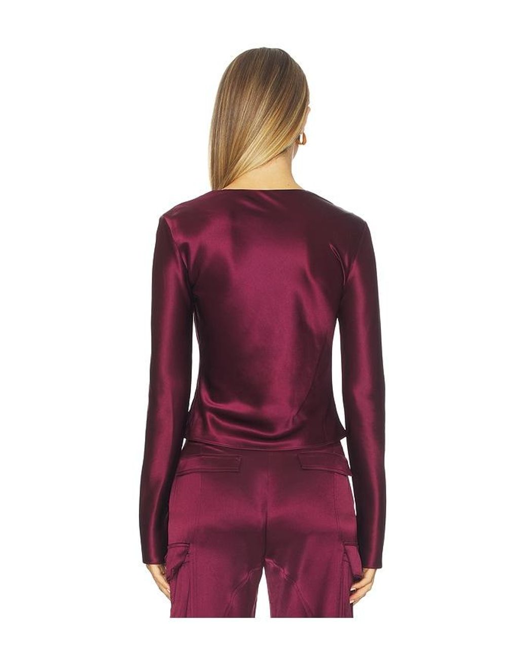 retroféte Purple Nerissa Top