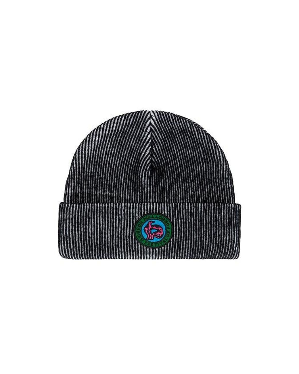 by Parra Black Forgotten Hobbies Beanie for men