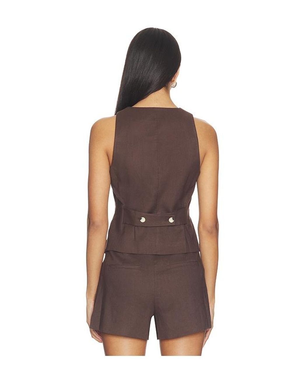 Veronica Beard Brown Hartwell Vest