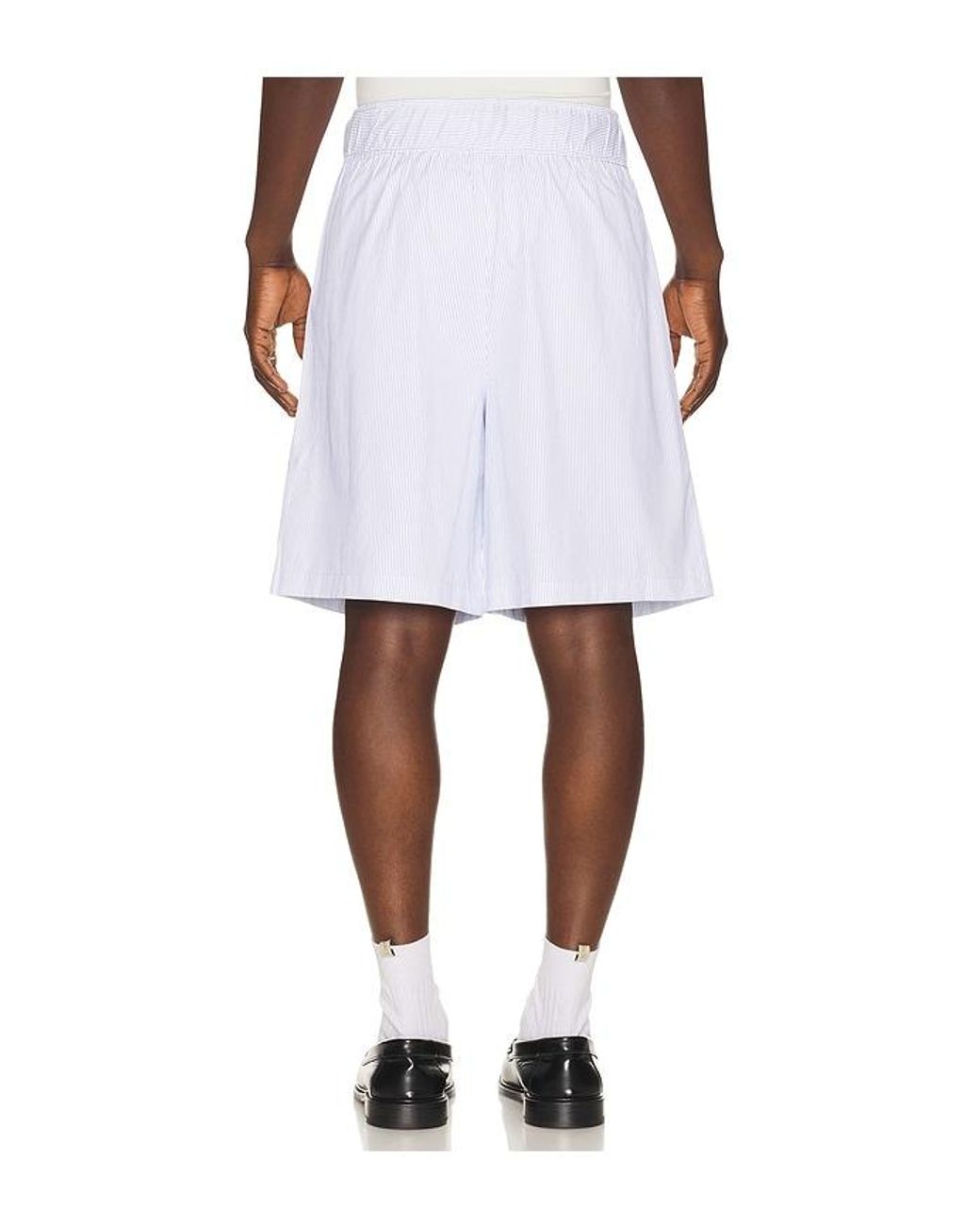 KROST White Cotton Stripe Short for men