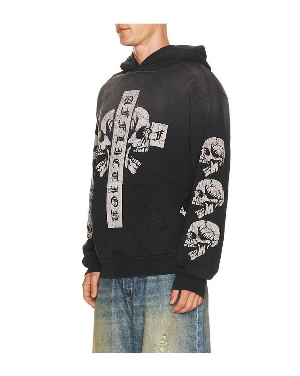 Affliction Black Free Mind Po Hoodie for men