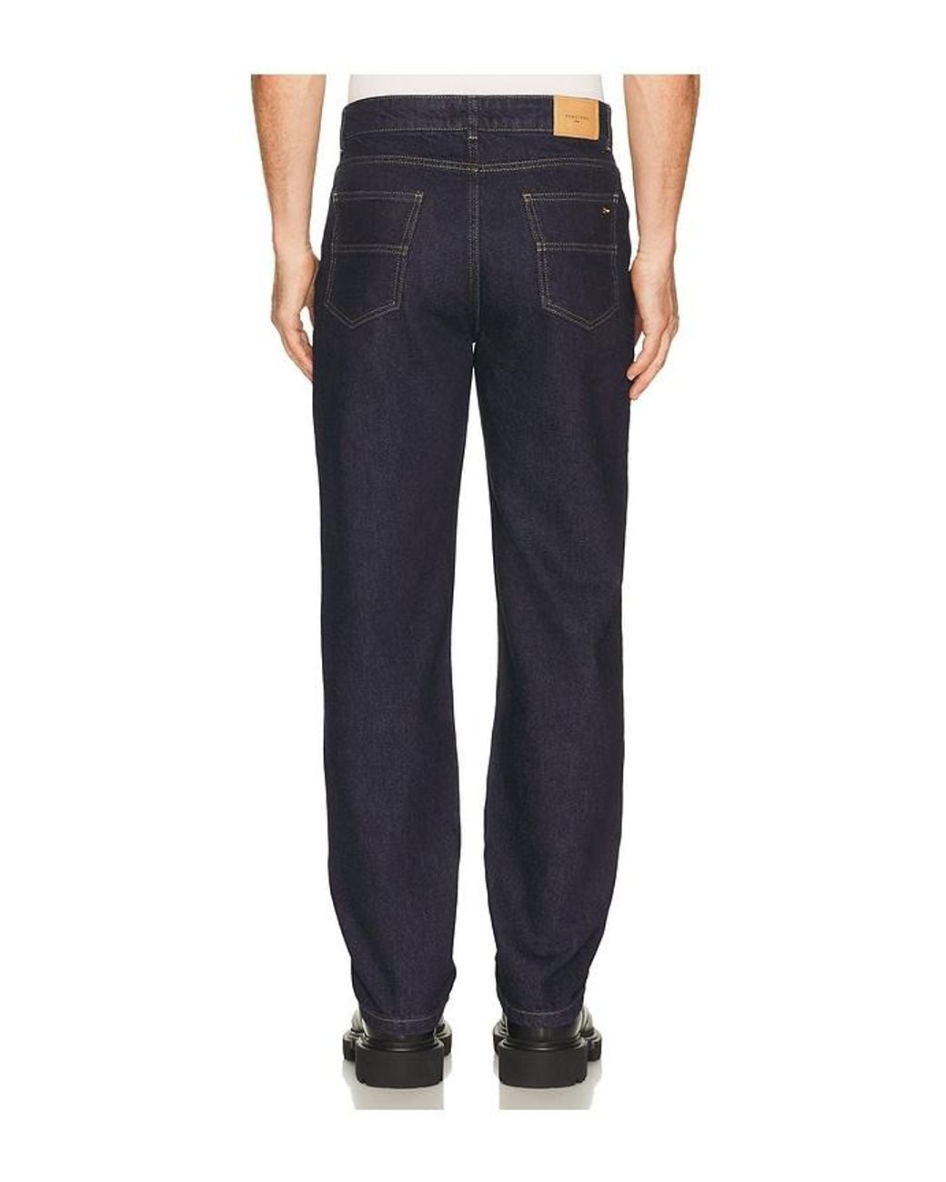 Percival Blue Straight Leg Denim Jeans for men