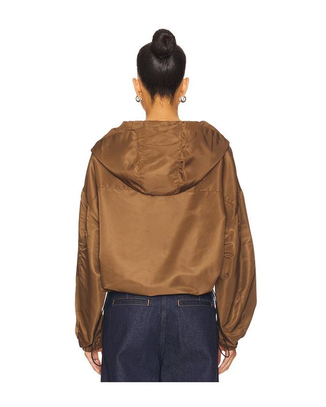 Citizens of Humanity Blue Cropped Windbreaker