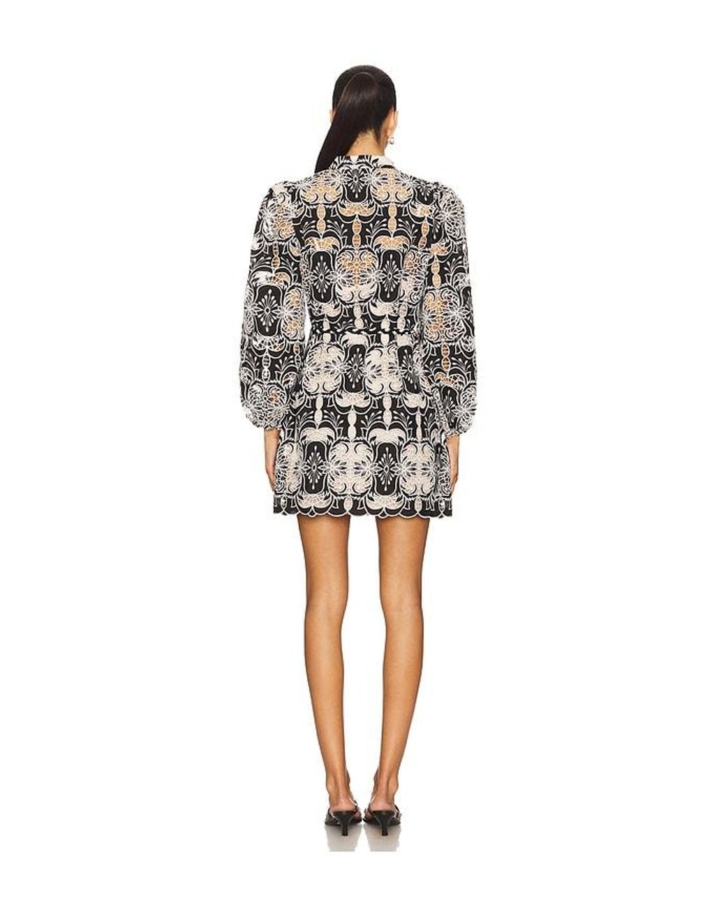 Elliatt Black Jolie Long Sleeve Mini Dress