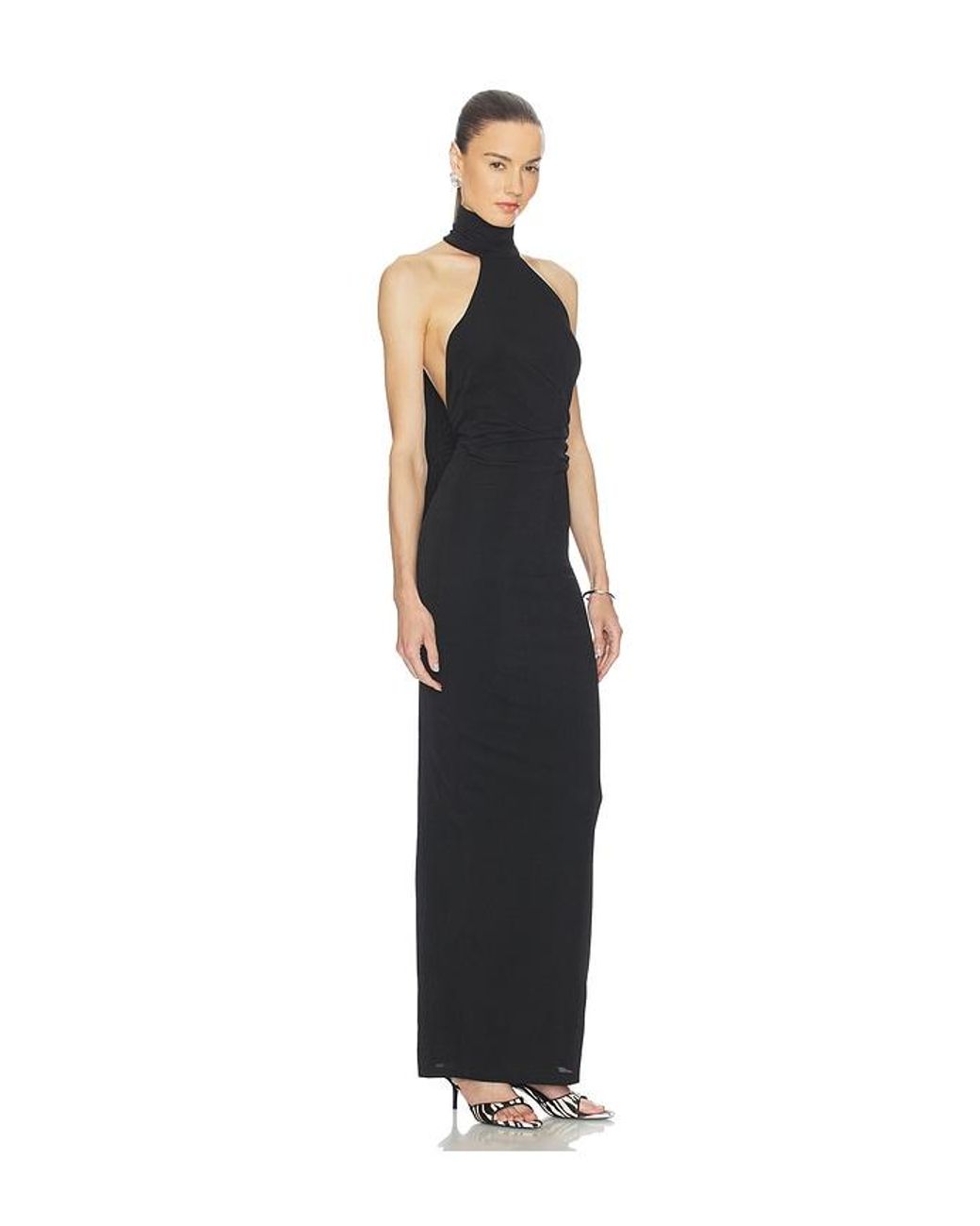 Nookie Black Crush Halter Gown