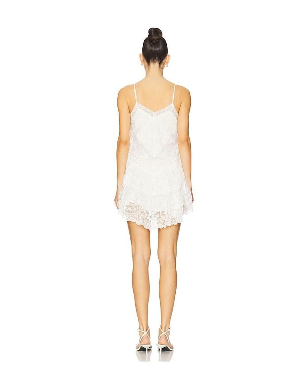 LoveShackFancy White Kleid Beauval