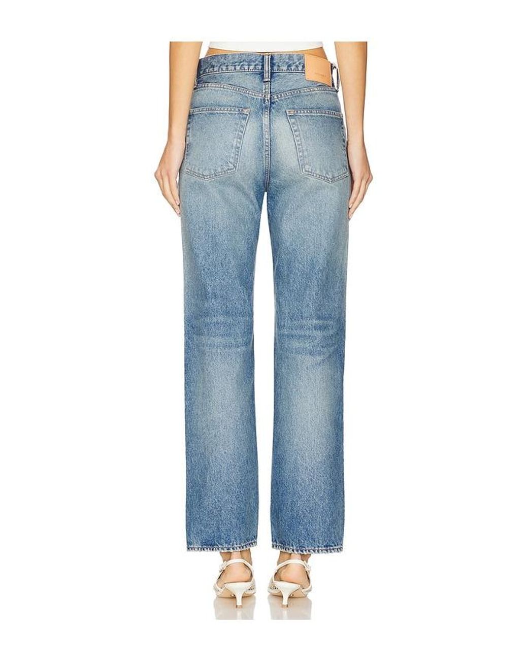 Moussy Blue Parkchester Straight Jeans