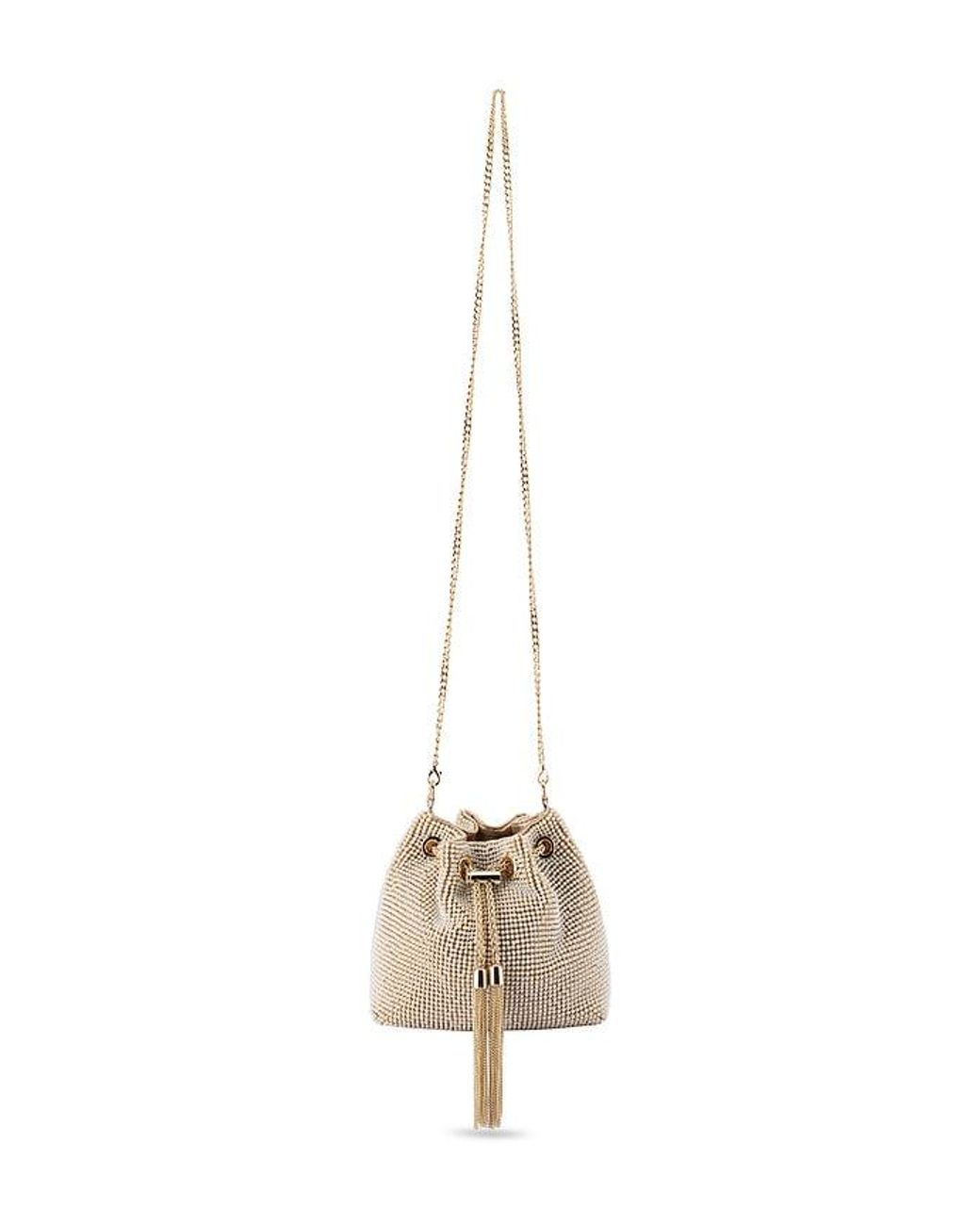 Olga Berg White Miranda Top Handle Bag