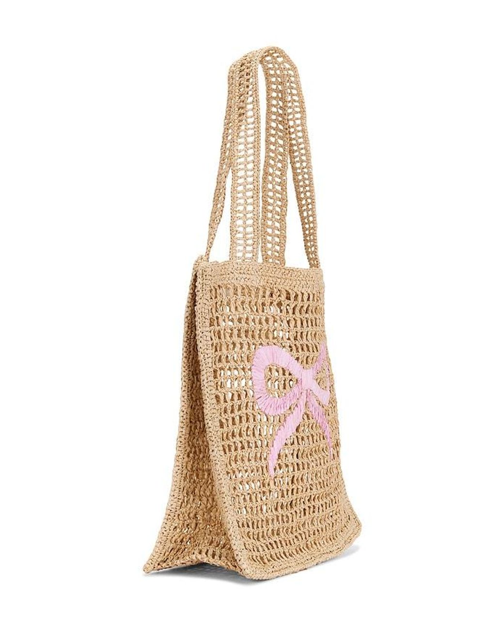 LoveShackFancy Natural Seaside Beach Bag