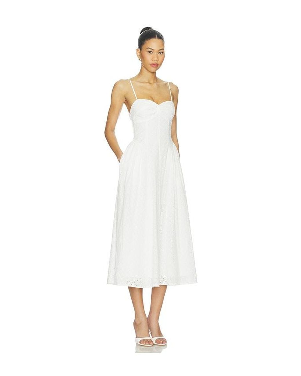 Nia White Destene Dress