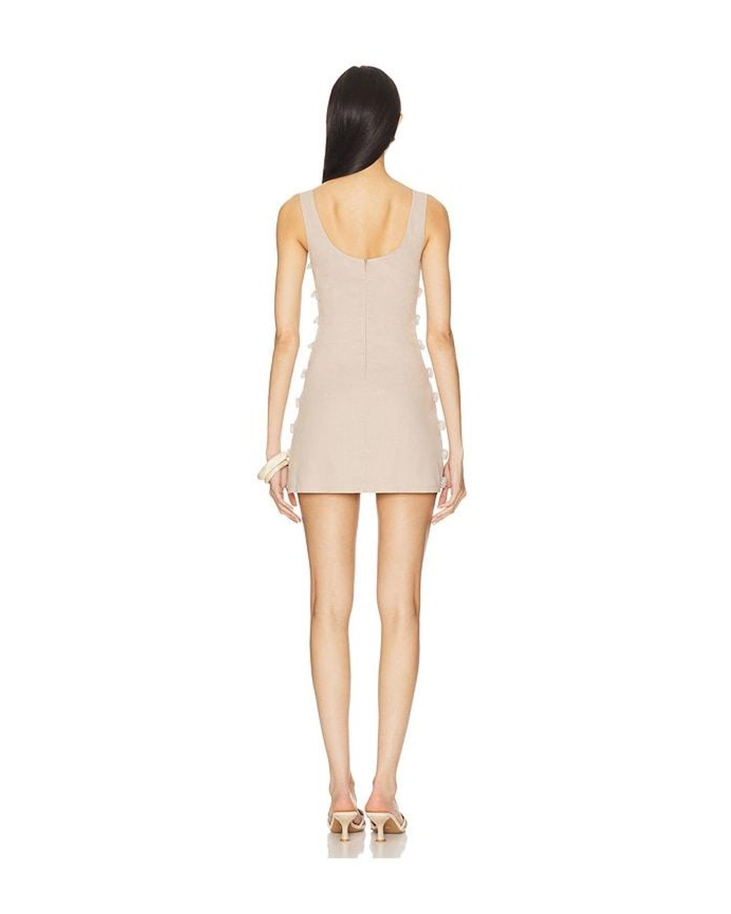 ALL THE WAYS White Selena Mini Dress