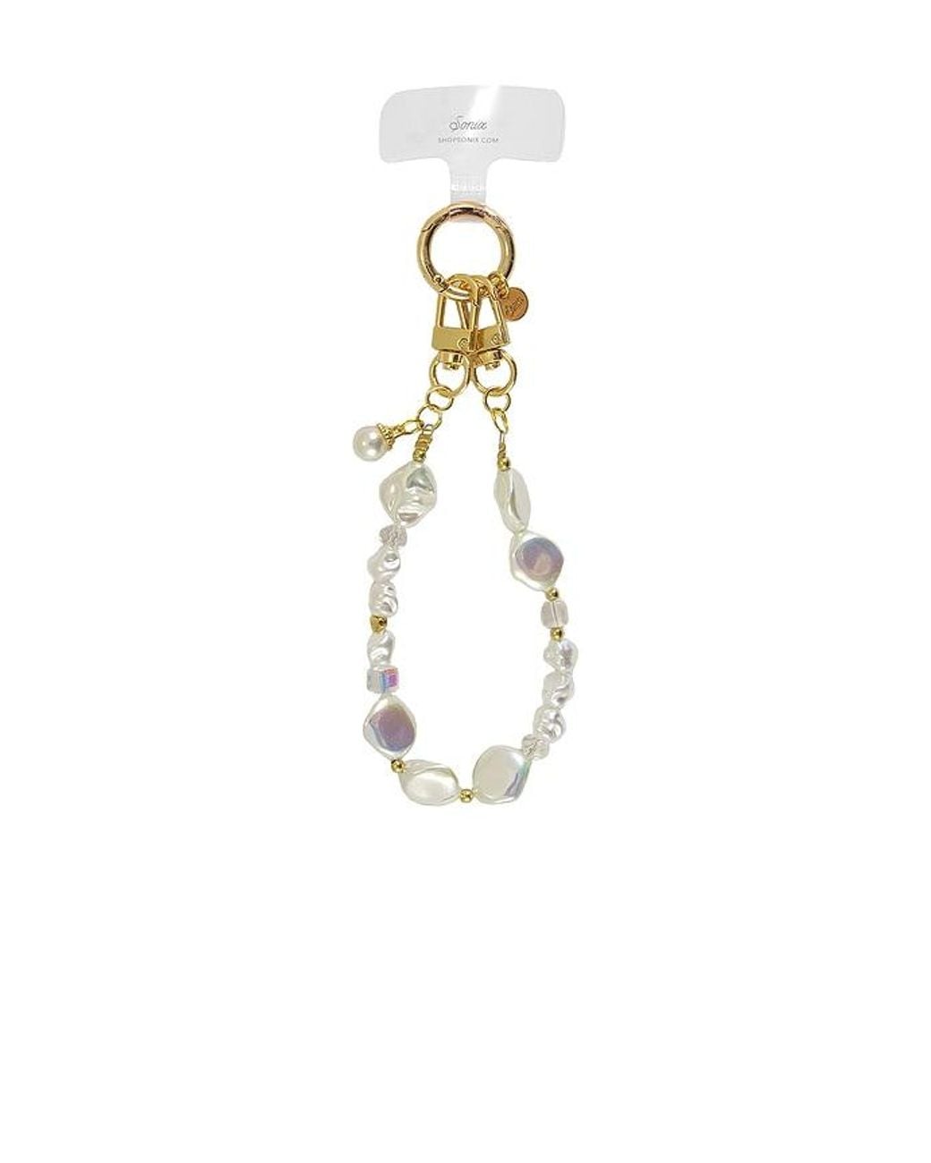 Sonix White Phone Wristlet