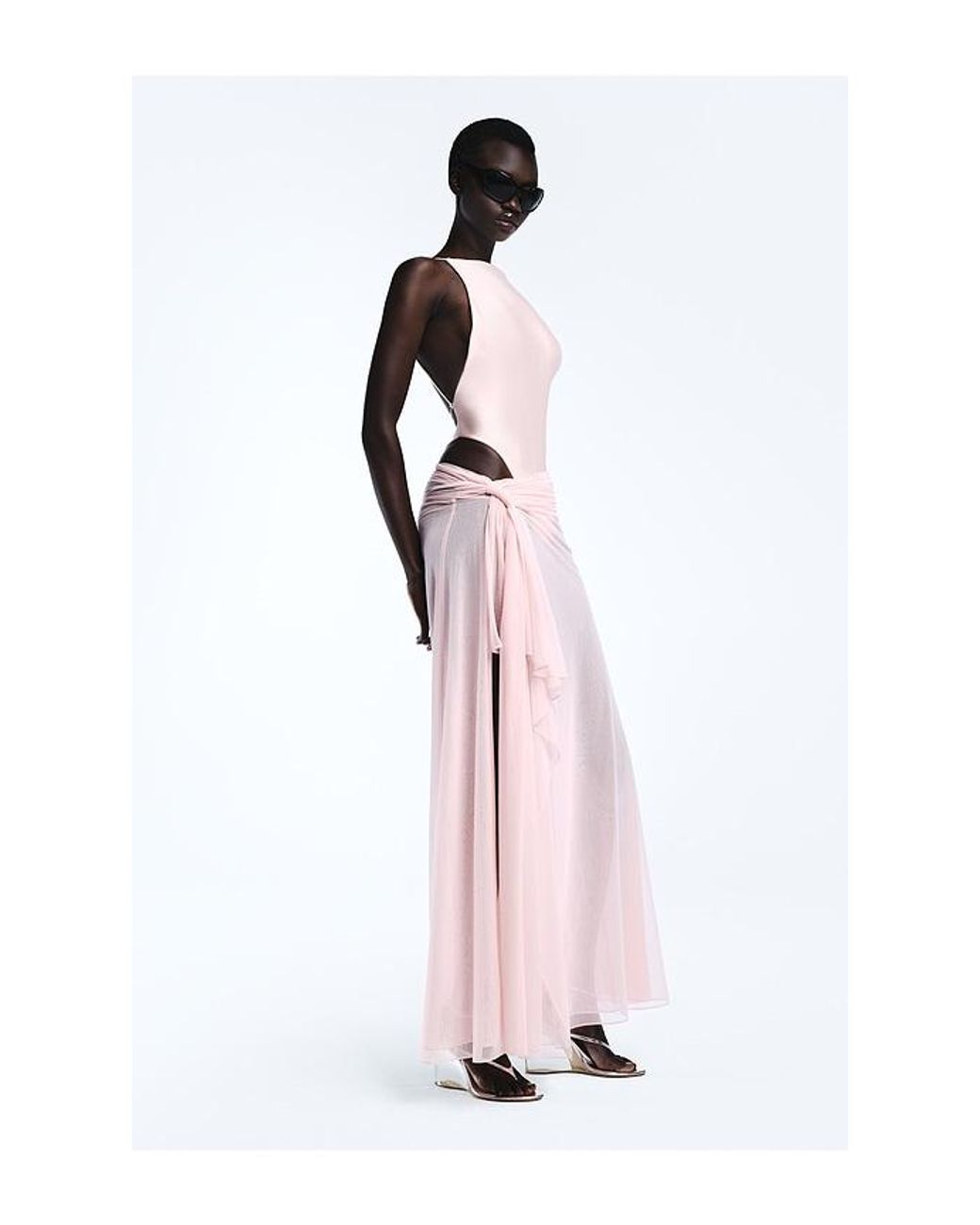 REVOLVE LOS ANGELES Pink Antoine Maxi Skirt
