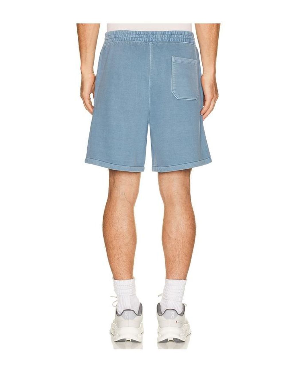 Beyond Yoga Blue Beach Washed Terry Short for men