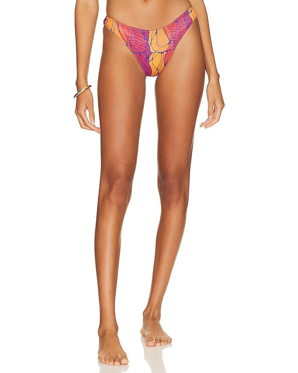Gonza Orange Cheeky Bikini Bottom