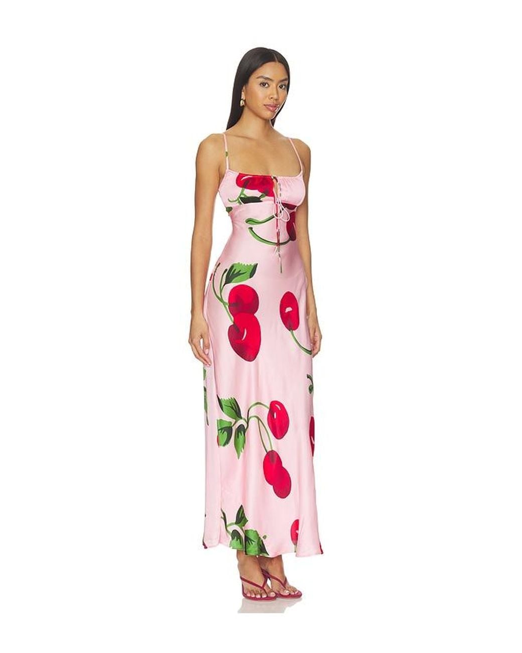 Leslie Amon White Ruby Slip Dress