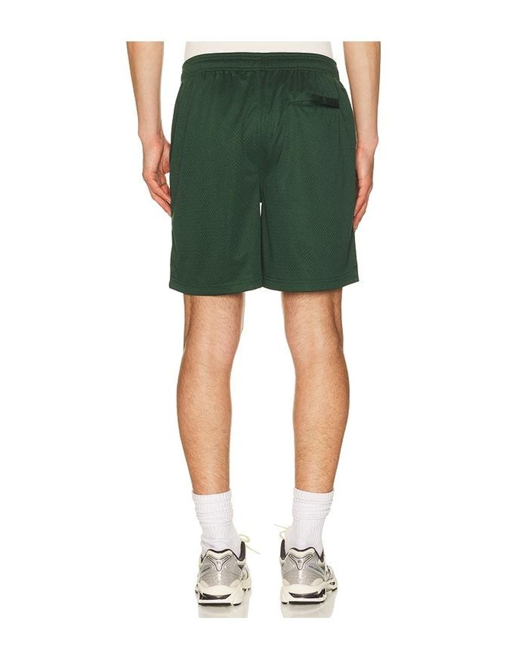One Of These Days Green Mustang Athletics Mesh Shorts for men