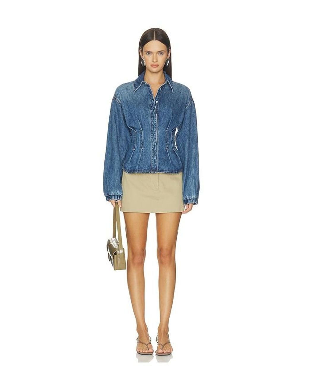 Blank NYC Blue Denim Shirt
