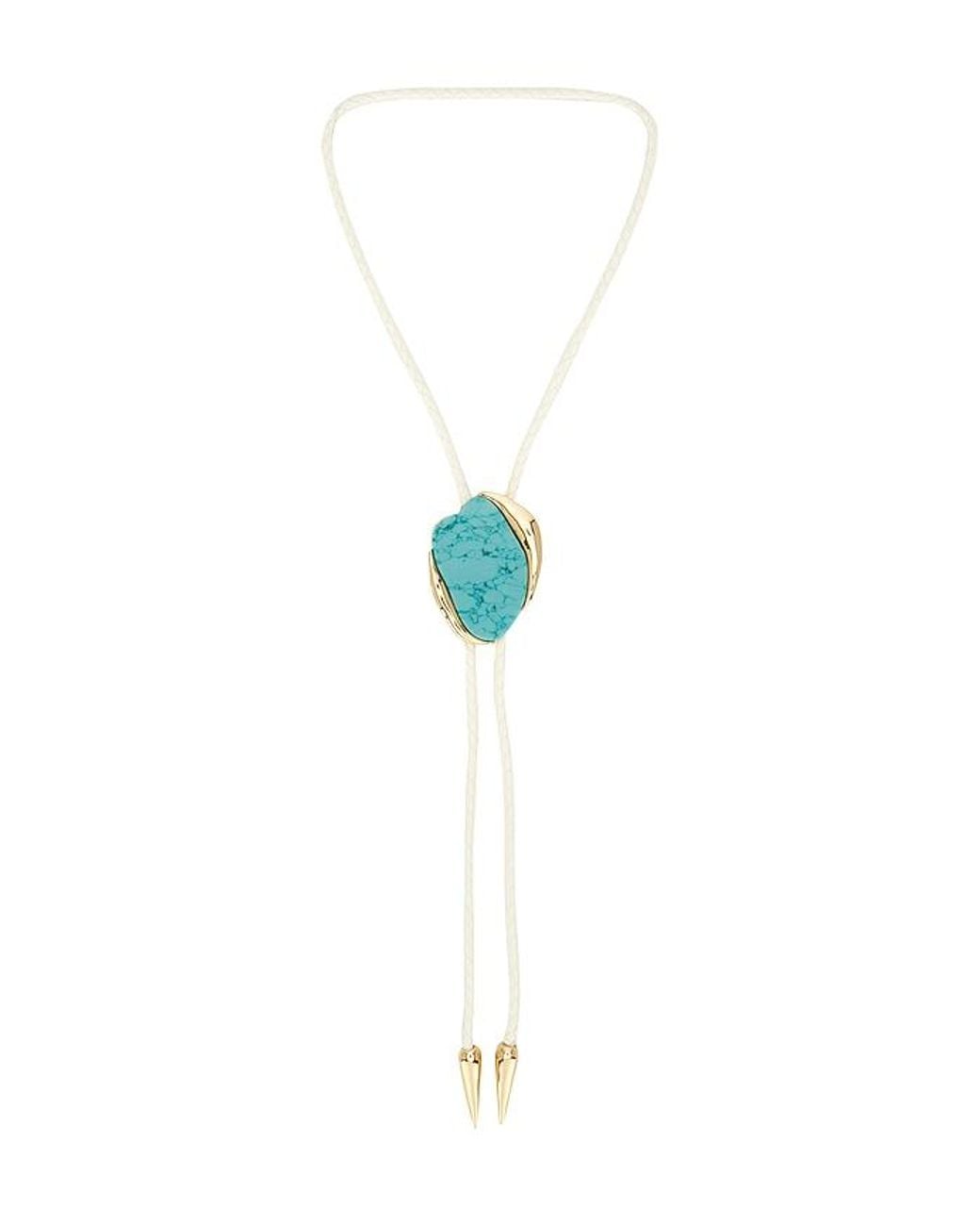 Ettika Blue Drift Bolo Necklace