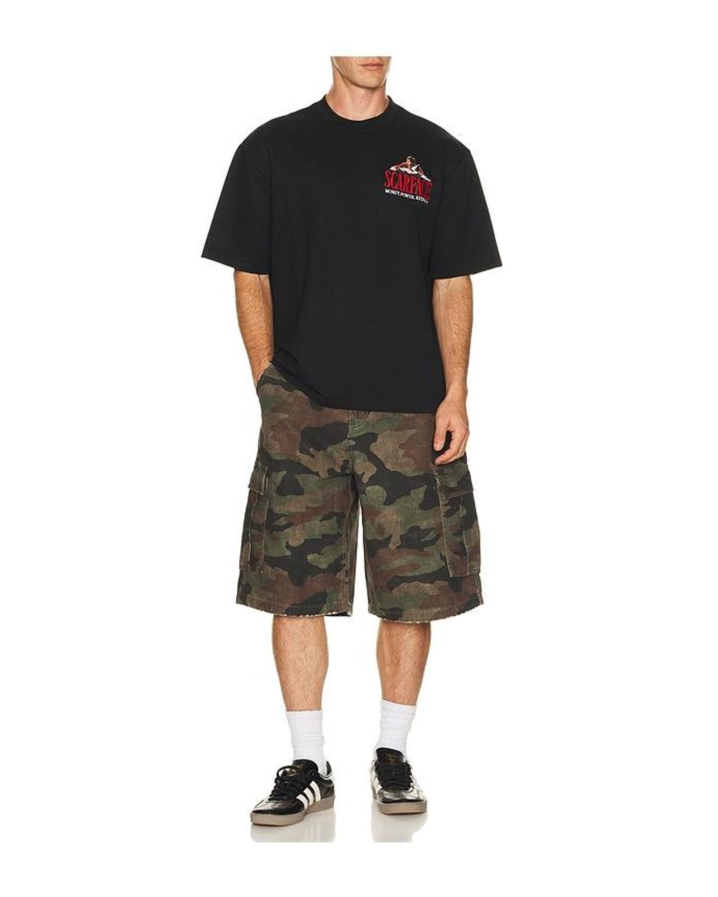 Reason Black Scarface Heavy Terry Tee for men