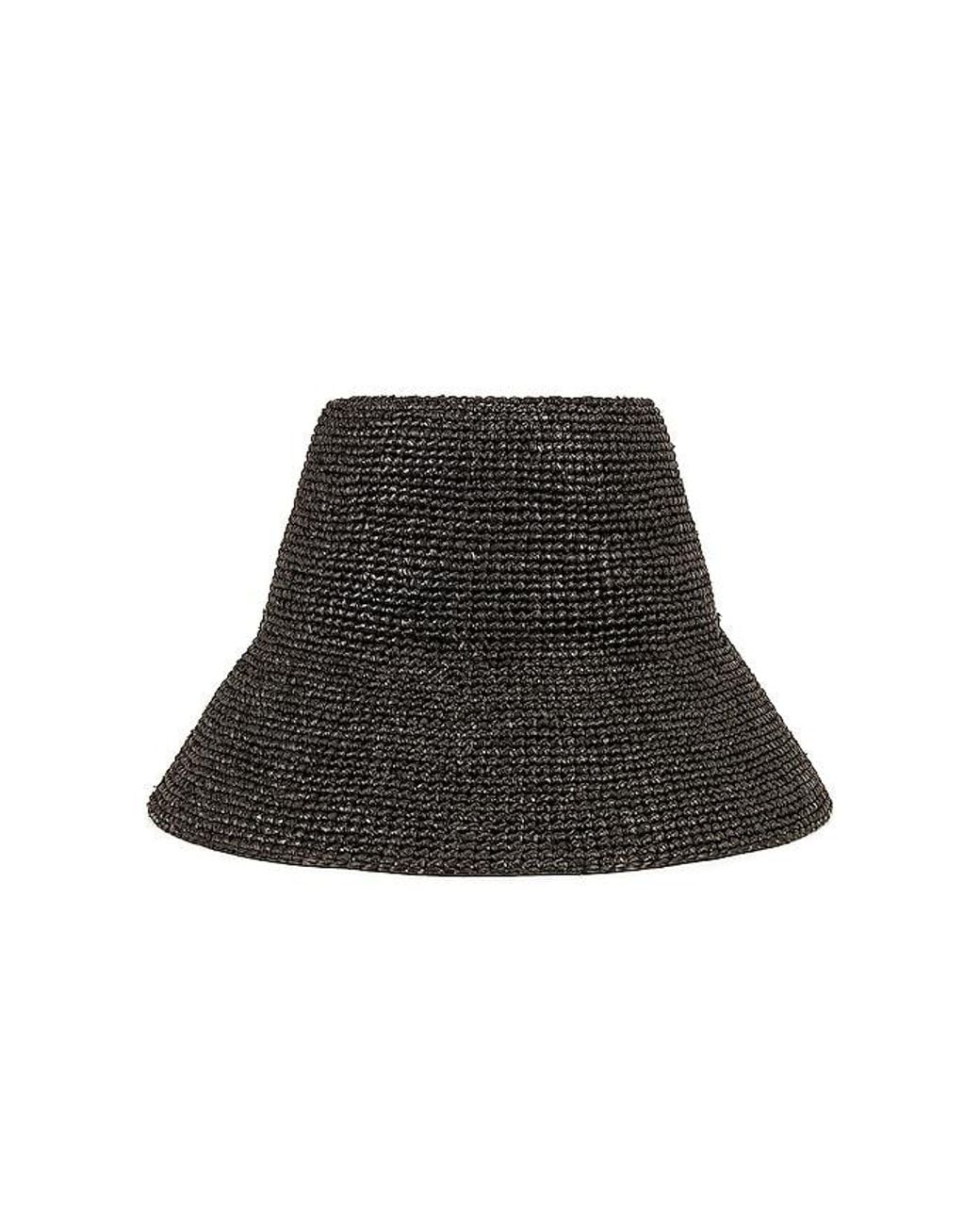 Janessa Leone Black Felix Bucket Hat