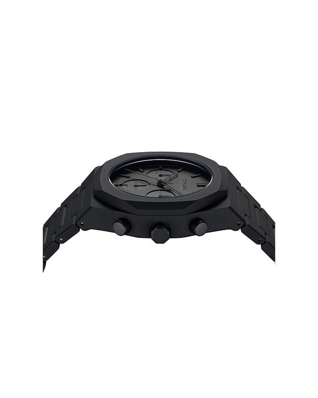D1 Milano Black Polychrono 40.5Mm Watch for men