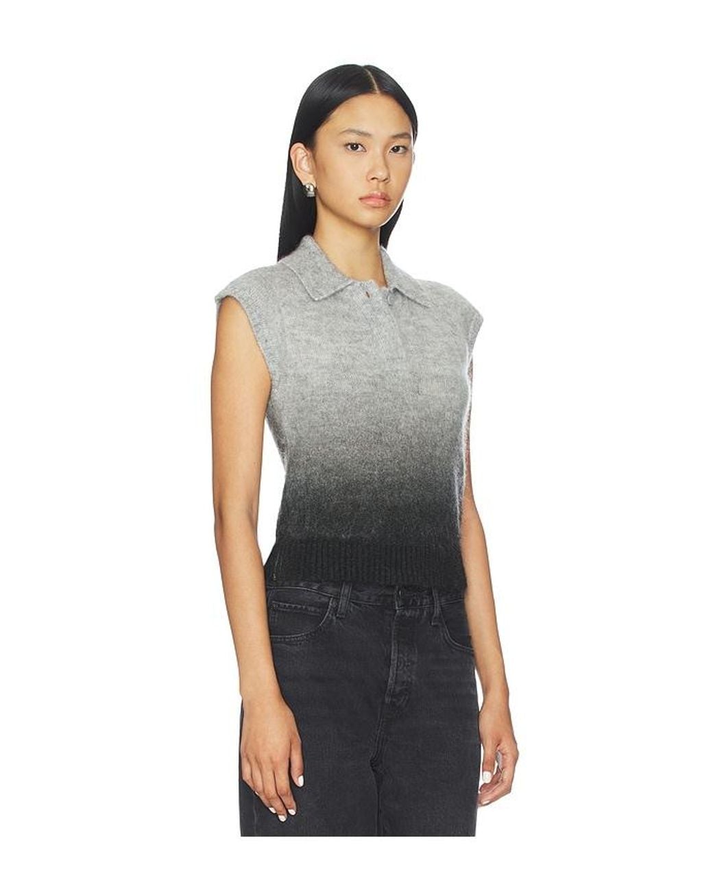 ALIGNE Black Lexi Knitted Polo Top