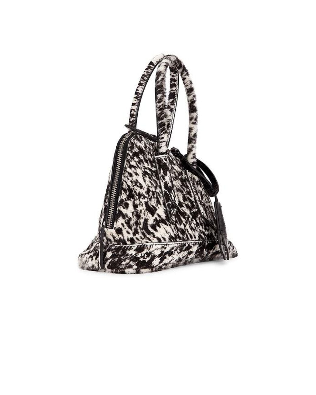 The Attico Black Sant Ambroeus Mini Top Handle Bag