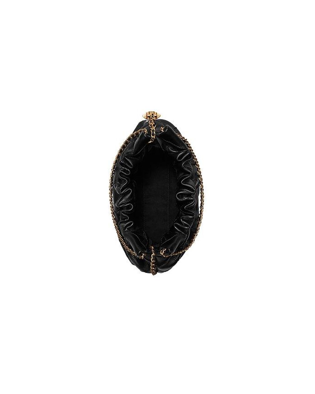 Tory Burch Black Fleming Mini Hobo Bag