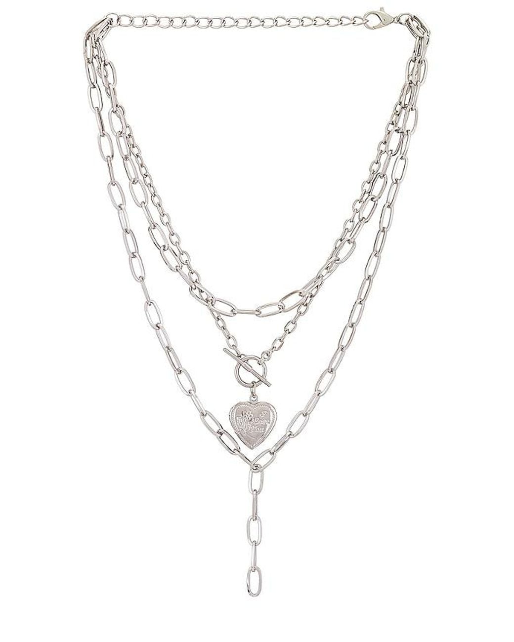 petit moments White Harp Necklace