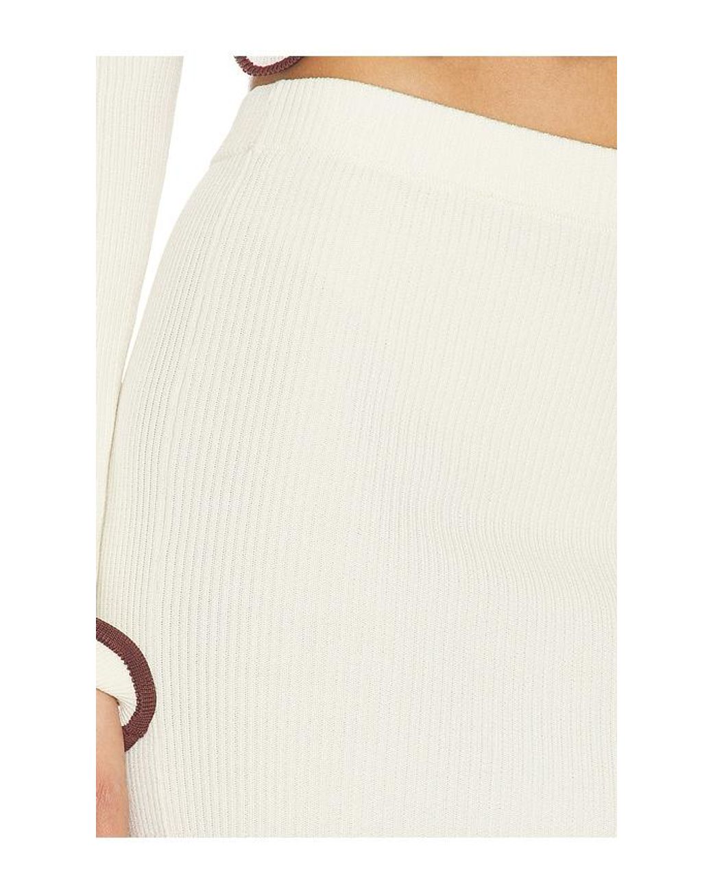 Lovers + Friends White Bella Mini Skirt