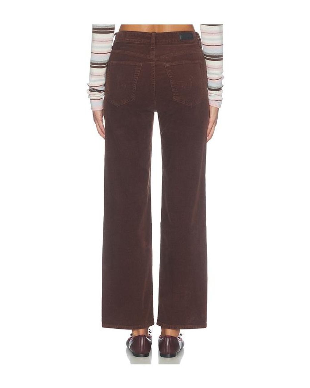 AG Jeans Brown Brinley Straight Leg Jeans