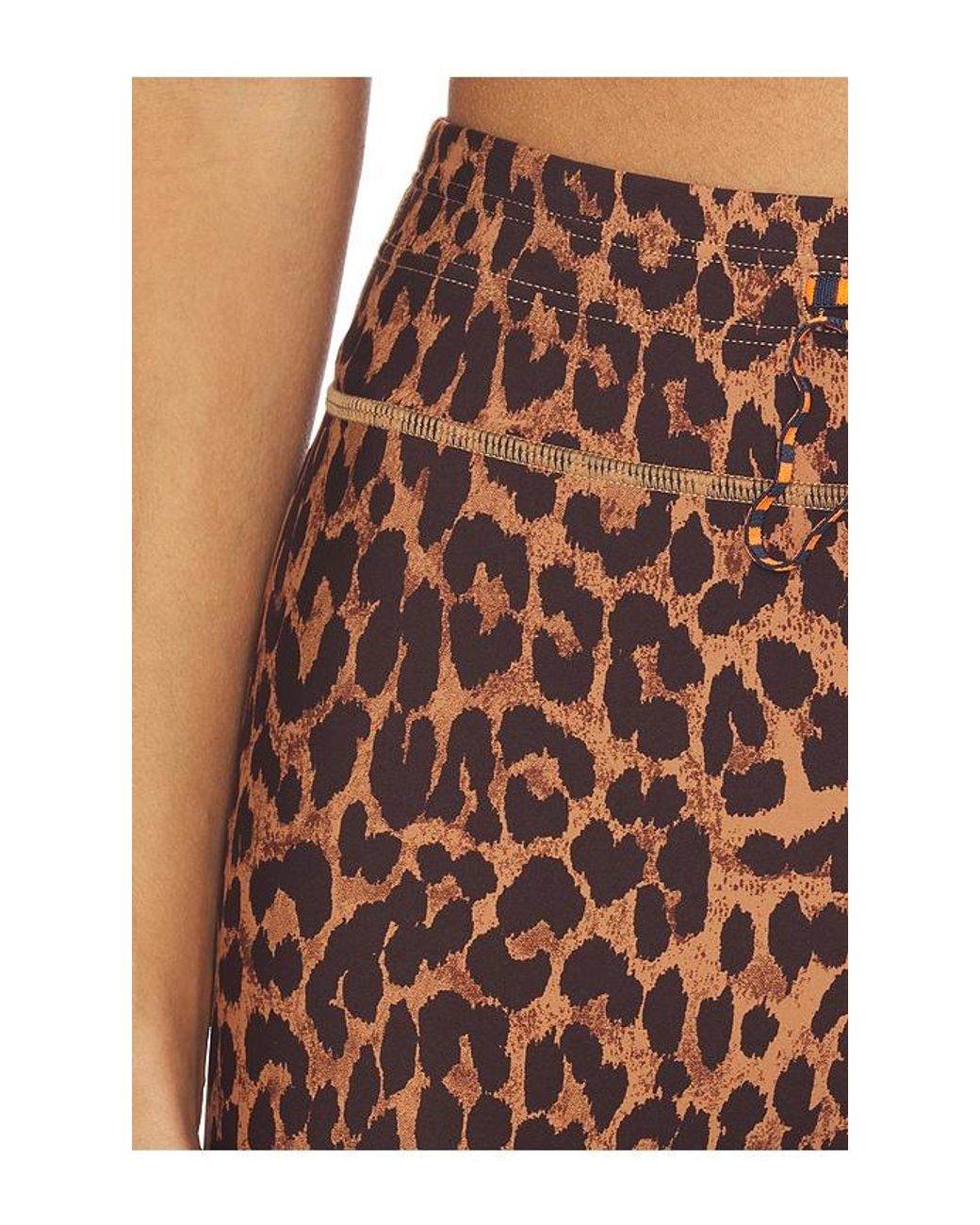 The Upside Brown Malawi 25In Midi Leggings