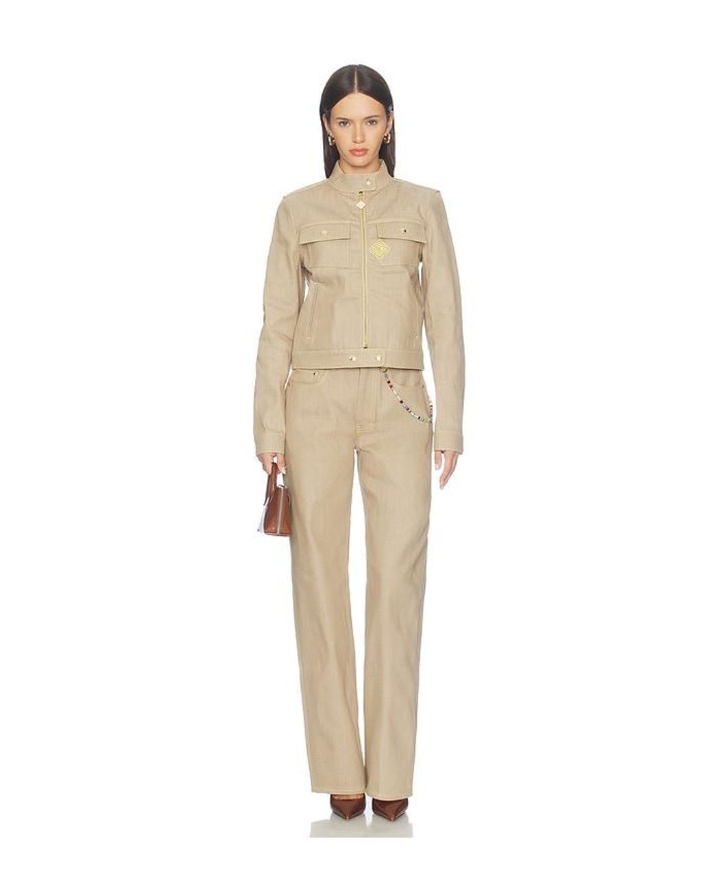 Casablanca Natural Desert Canvas Denim Jeans