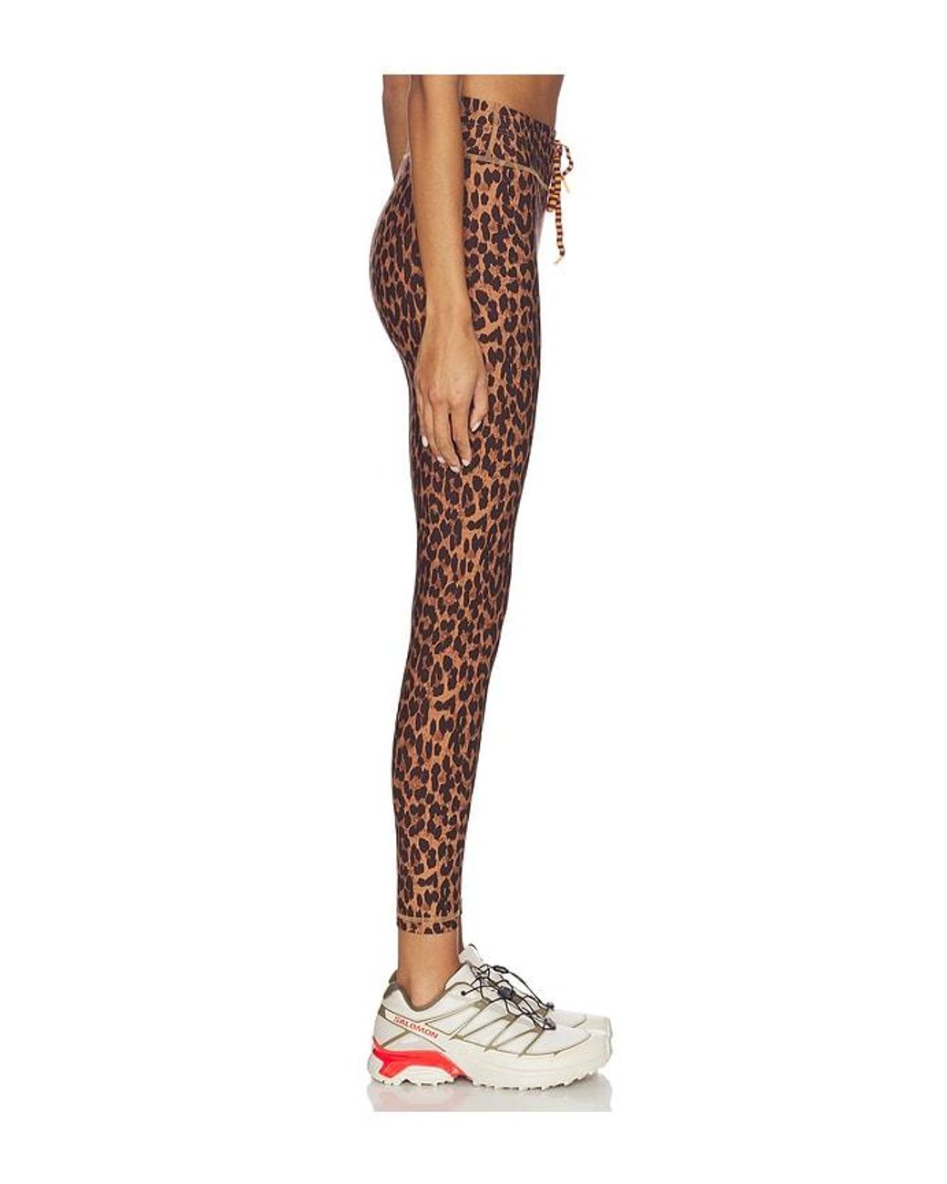 The Upside Brown Malawi 25In Midi Leggings