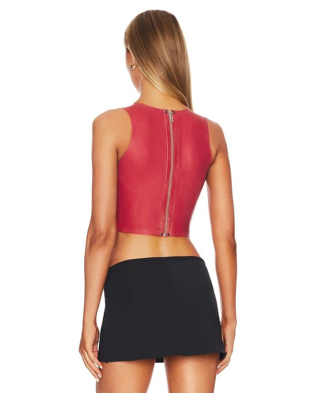 Miaou Red Jinx Top