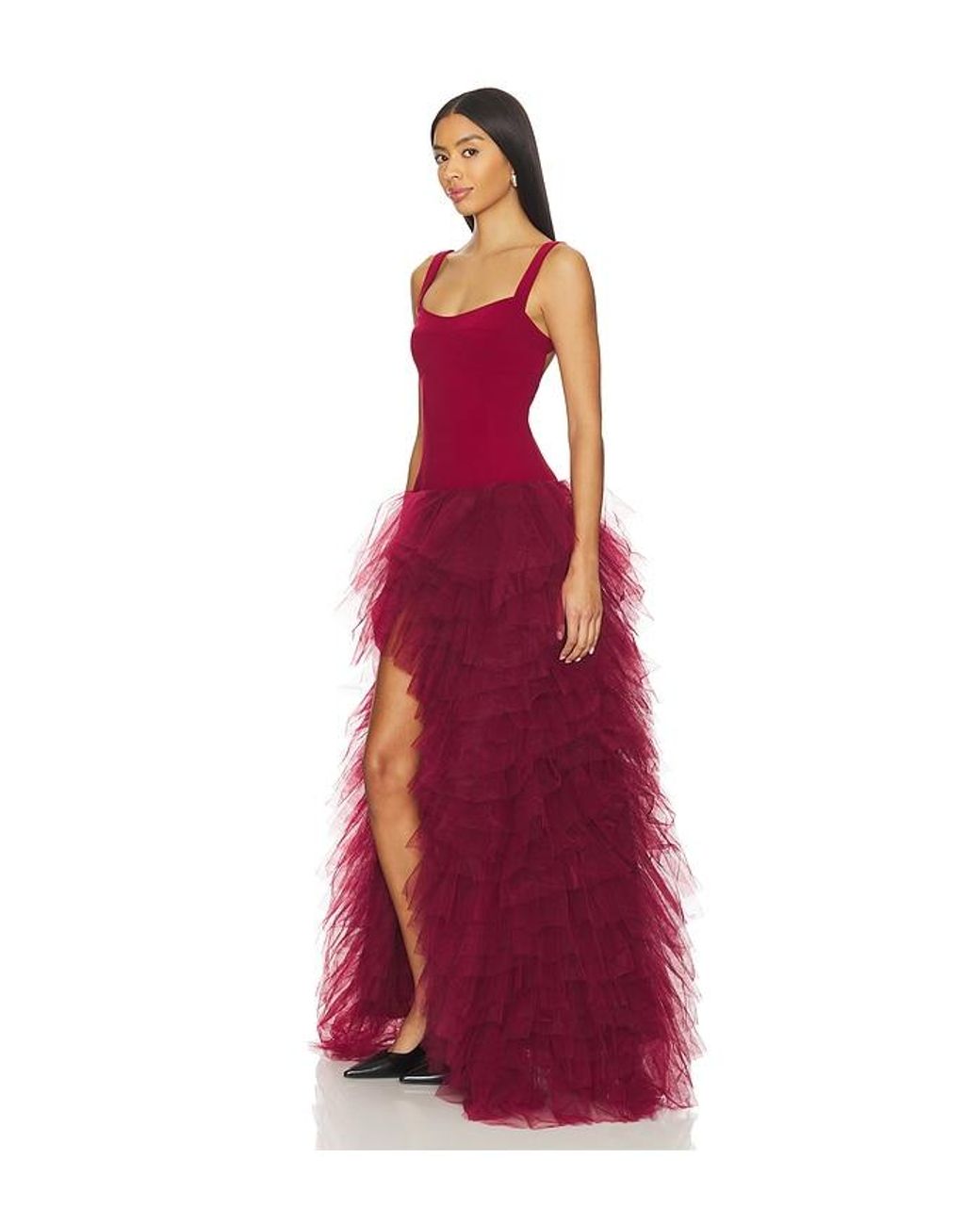 Lovers + Friends Red Bowie Gown
