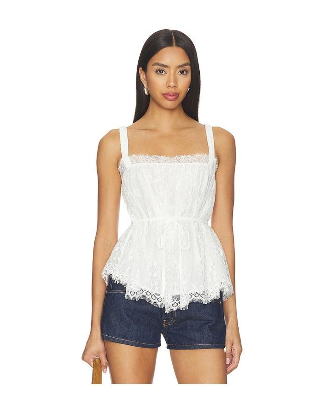 Tularosa White Leanna Top