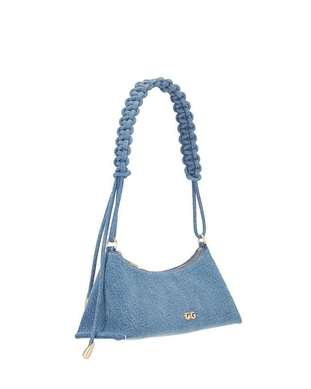 Cult Gaia Blue Osa Shoulder Bag