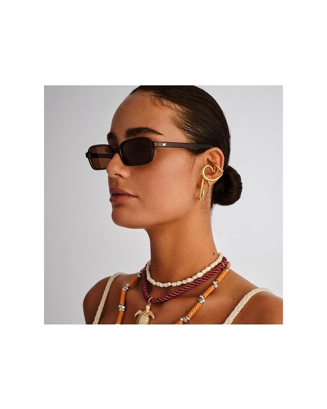 Le Specs Brown Pilferer Sunglasses