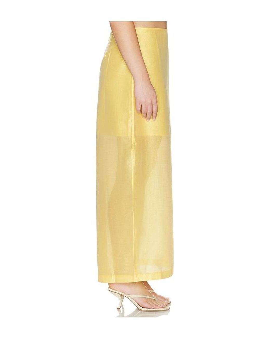 L'academie Yellow 'Academie Perla Skirt